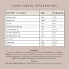Chocolate Wafer Nutritional Table