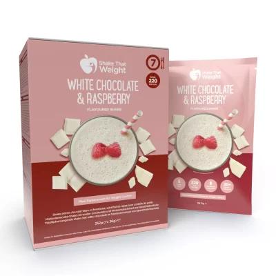 White Choc and Raspberry Shake - 7 Meals